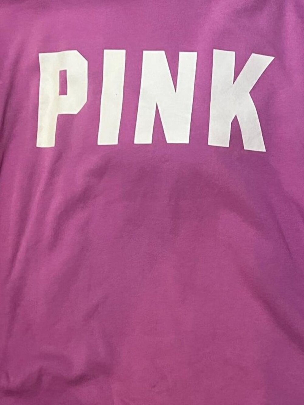 Victoria's Secret Women's Pink and Purple Hoodie